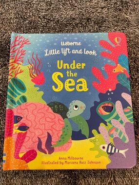 Usborne “Little Lift and Look: Under the Sea” Board Book 🐠